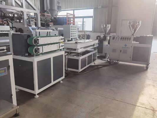 POP عرض لافتة لافتة حامل PVC آلة بثق خط البثق